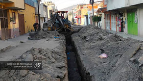 Rehabilita Sosapatex red de drenaje en calle Mariano Escobedo de Texmelucan