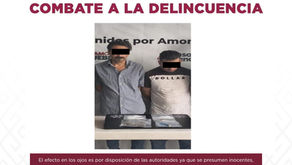Policía municipal asegura droga y detiene a presuntos integrantes de célula delictiva en Tehuacán