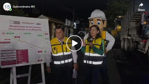 Rehabilitación de avenida margaritas avanza 67%; gobierno estatal mejora movilidad urbana