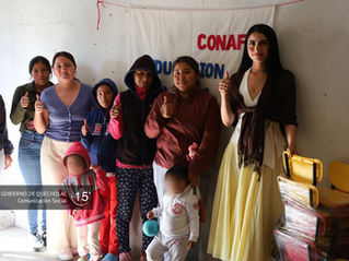 Ayuntamiento de Quecholac fortalece la educacion con entrega de mobiliario escolar en CONAFE