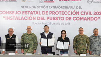 Gobierno federal y estatal instalan primer puesto de mando de Protección Civil