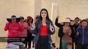 Entrega Guadalupe Martínez mobiliario a CONAFE de San Cayetano