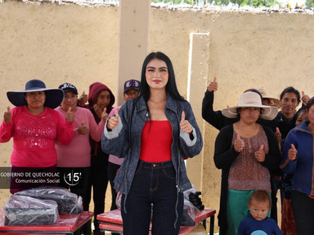 Entrega Guadalupe Martínez mobiliario a CONAFE de San Cayetano