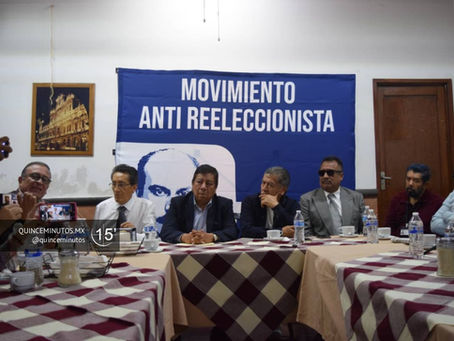 Resurge Movimiento Antirreeleccionista en Puebla; cuestiona aspiraciones de Pepe Chedraui