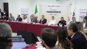 Coordinación en seguridad disminuye índices delictivos en Puebla: Armenta Mier