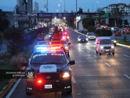 Federación, estado y municipios fortalecen vigilancia y proximidad social en Vía Atlixcáyotl
