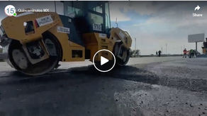 Atiende Infraestructura micro carpeta en Periférico Ecológico para seguridad vial