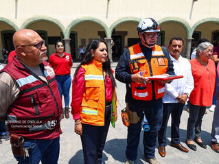 San Pedro Cholula se suma al Primer Simulacro Nacional 2026