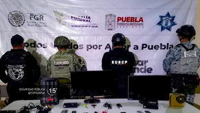 Fuerzas de seguridad efectúan revisión al penal de Acatlán