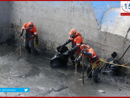 Recolectan en Puebla más de 600 toneladas de basura en ríos y barrancas