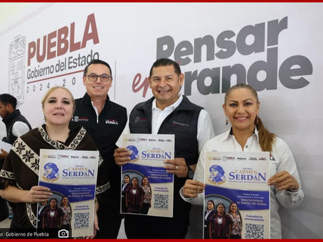 Con Premios Carmen Serdán Gobierno estatal enaltece a mujeres transformadoras de Puebla