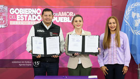 Gobierno del Estado de Puebla lidera protección de género con ONU Mujeres