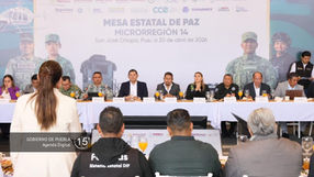 En coordinación, órdenes de gobierno y fuerzas armadas fortalecen seguridad en Microrregion 14