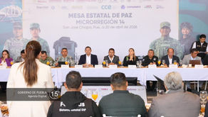 En coordinación, órdenes de gobierno y fuerzas armadas fortalecen seguridad en Microrregion 14