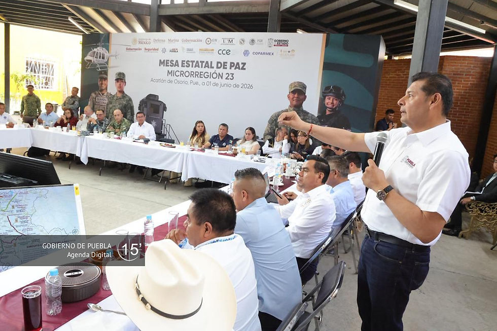 Mesa Estatal de Paz en el municipio de Acatlán de Osorio