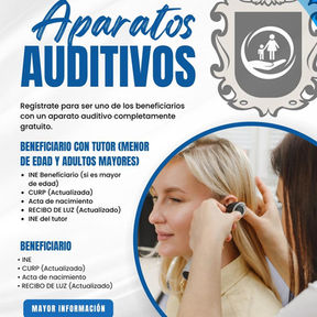 Quecholac abre convocatoria para entrega gratuita de aparatos auditivos