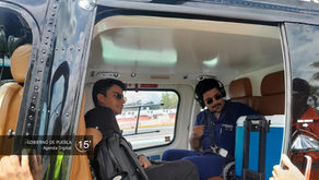 Con ambulancia aérea, gobierno estatal lleva hígado a CDMX para su trasplante