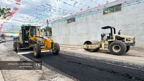 Interviene Gobierno del Estado tramo carretero San Diego Chalma - Santa Cruz Acapa en Tehuacán