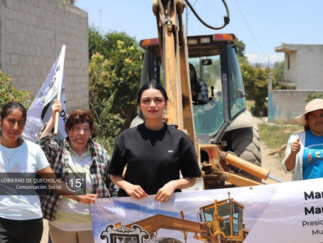 Guadalupe Martínez arranca obras de adoquinamiento en Guadalupe Enríquez