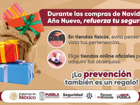 Emite SSP recomendaciones para compras seguras en vísperas de Navidad y Año Nuevo