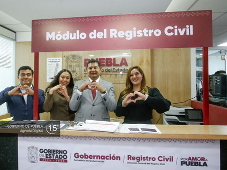 Nuevo Módulo del Registro Civil en CDMX acerca servicios a poblanos