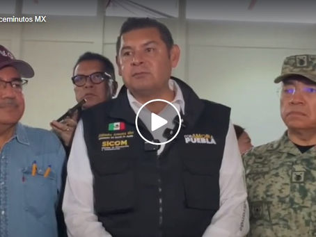 En coordinación, órdenes de gobierno supervisan atención a afectados por lluvias en Puebla