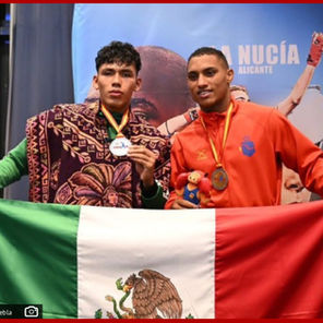 Alumno del Conalep Puebla logra plata en torneo mundial de box