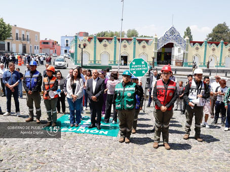 Puebla participa en Simulacro Nacional 2026 con más de 1.6 millones de personas