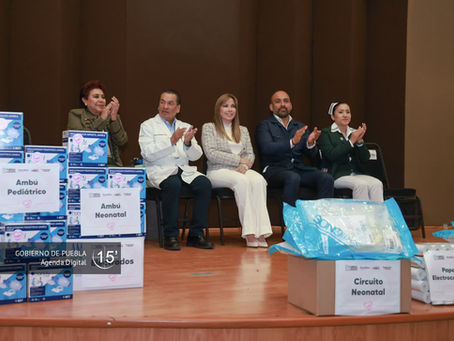 Ceci Arellano encabeza entrega de insumos y equipo biomédico al Hospital General Zona Norte