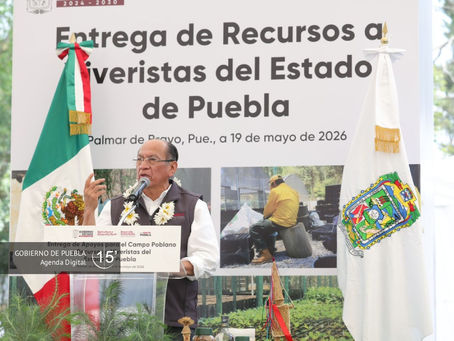 Apoya gobierno estatal a viveristas y campesinos poblanos para impulsar soberanía alimentaria