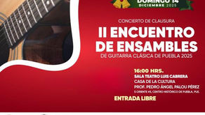 Puebla presenta el II Encuentro de Ensambles de Guitarra Clásica