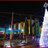 Encendido del árbol navideño ilumina a Guadalupe Enríquez y San Bartolomé Coscomaya