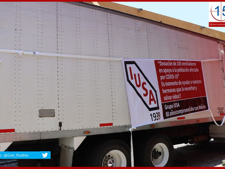 Donan IUSA, Funsalud y Juntos por la Salud equipos de respiración mecánica