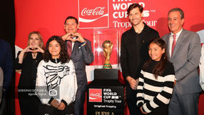 Puebla forma parte de la fiesta mundialista, recibe trofeo internacional