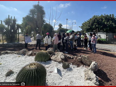 Tehuacán impulsa conservación y ecoturismo con recorridos en el Jardín Botánico y Vivero Municipal