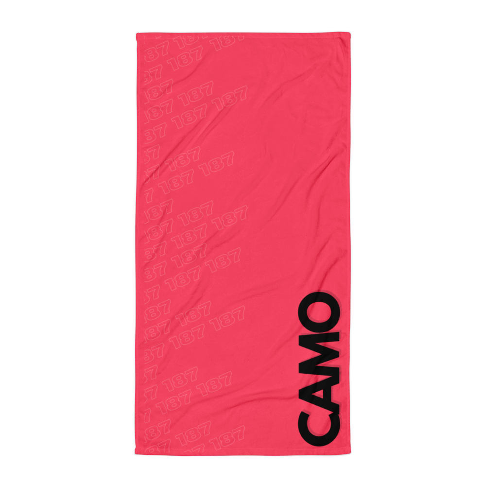"187" Towel (Pink)