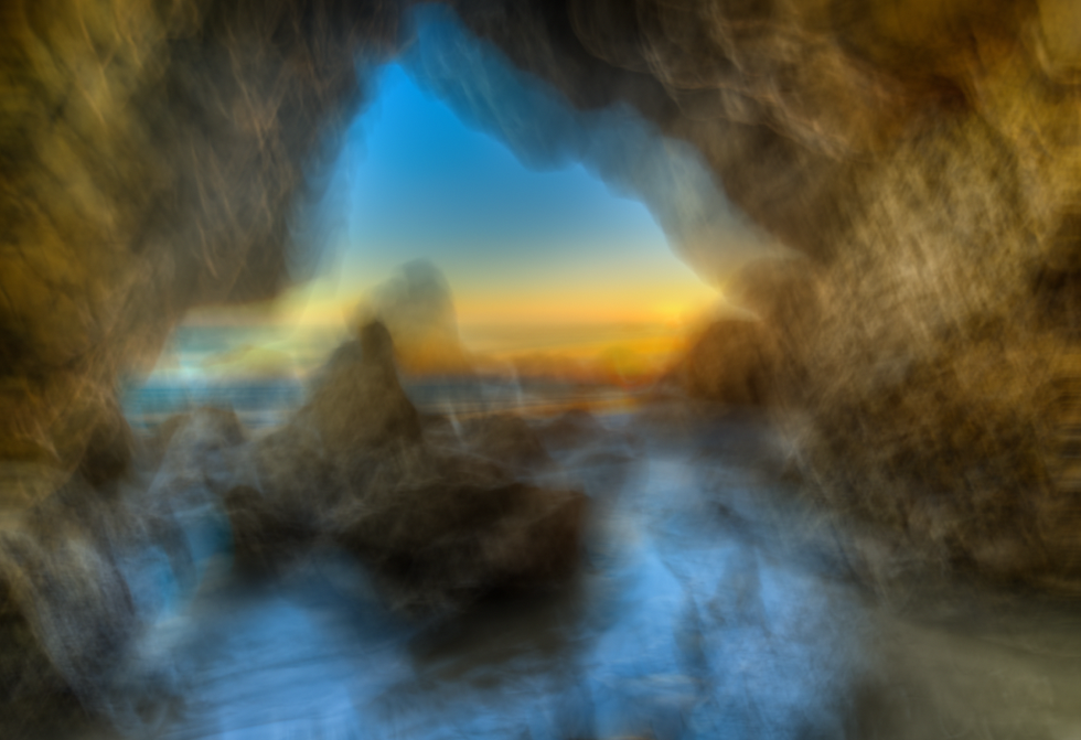 Cave blurred