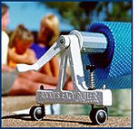 swimming pool automatic cover, Rocky's solar cover reel