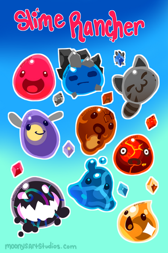 Slime Rancher Sticker Sheet Collection | moonysart