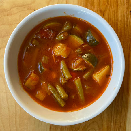 Healthful Vegetable Soup, No Sugar Added