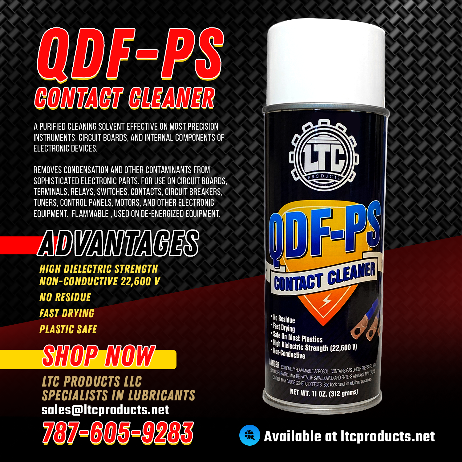 QDF-PS / Contact Cleaner Plastic Safe