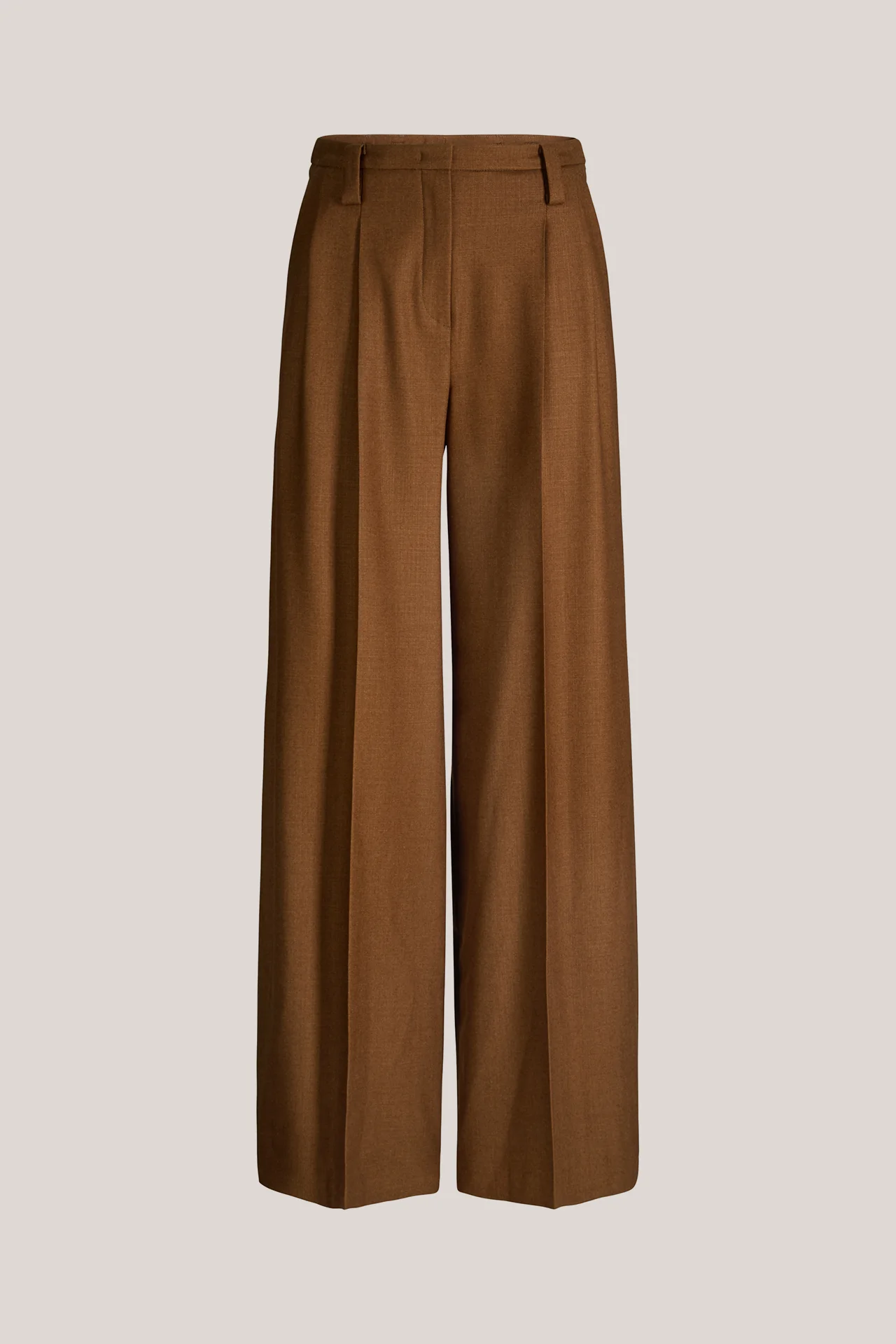 Windsor Marlenehose Braun freigestellte Produktaufnahme
