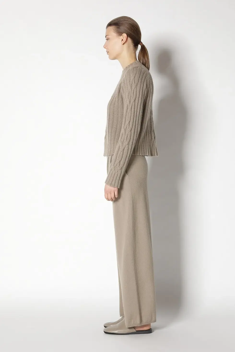 Miniaturbild: chilly cropped cable crew jumper