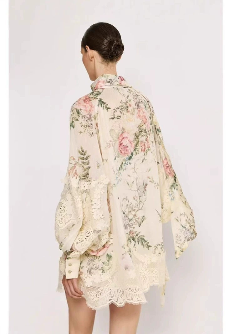 Miniaturbild: Spitzenbesatz Blumen Kleid