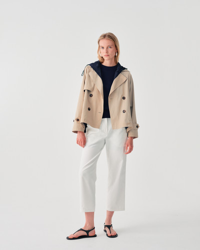 SHORT TRENCH COAT WITH HOOD | Daniel Thiel Webshop