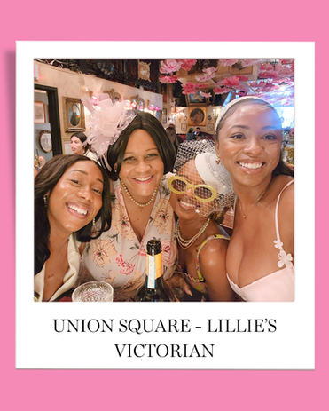 Women Gathering at a Femme Socials meet-up at Lillie's Victorian in Union Square, New York