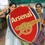 Thumbnail: Arsenal FC Custom Hand-Tufted Rug | Football Logo Decor