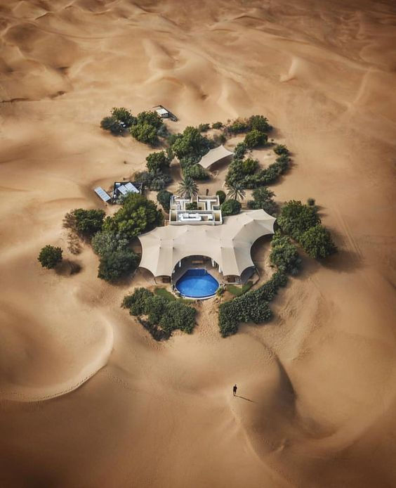 for city people get away trip to experience the beauty of glamping in the desert
