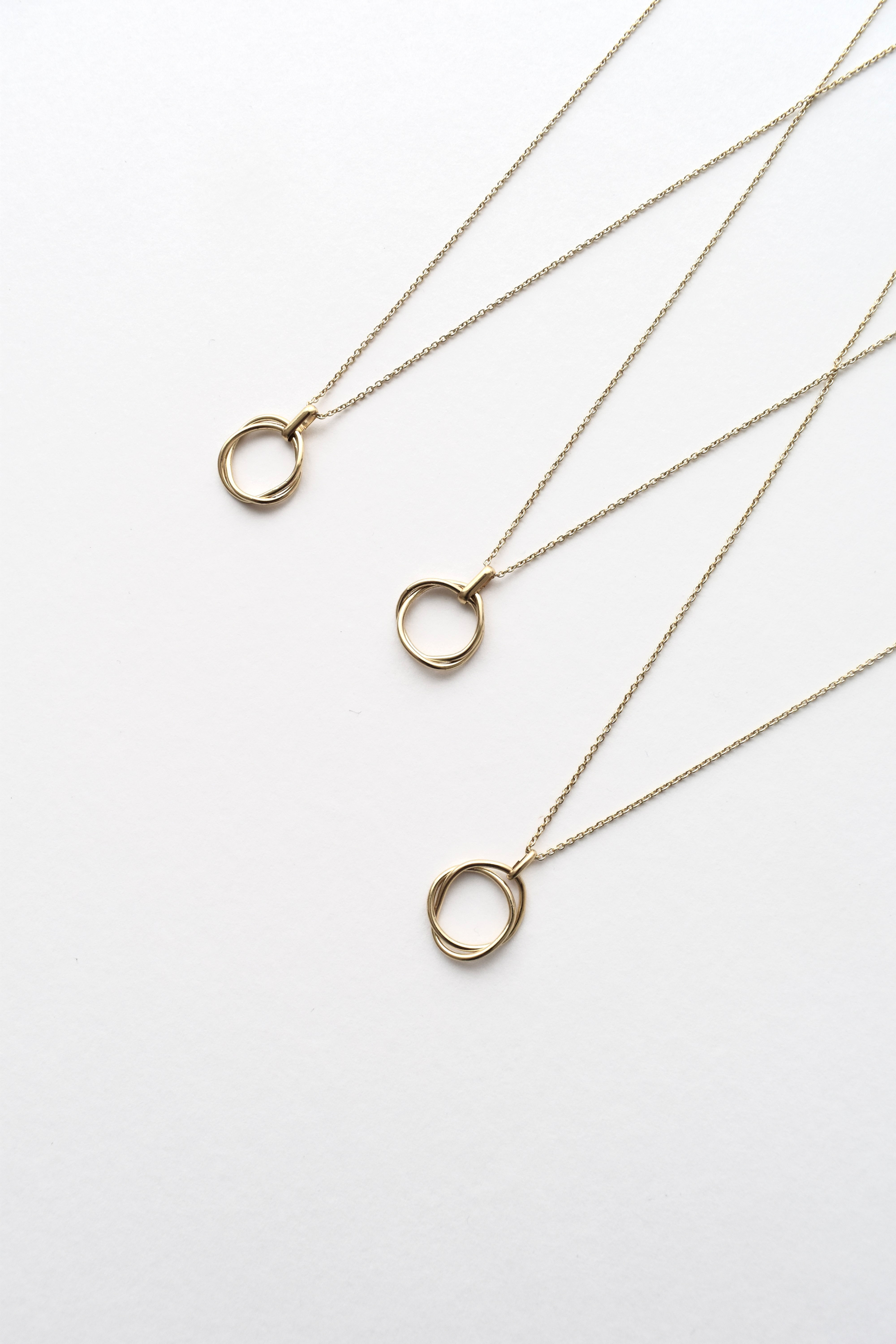 Noeud  - Collier pendentif - Noeud rond