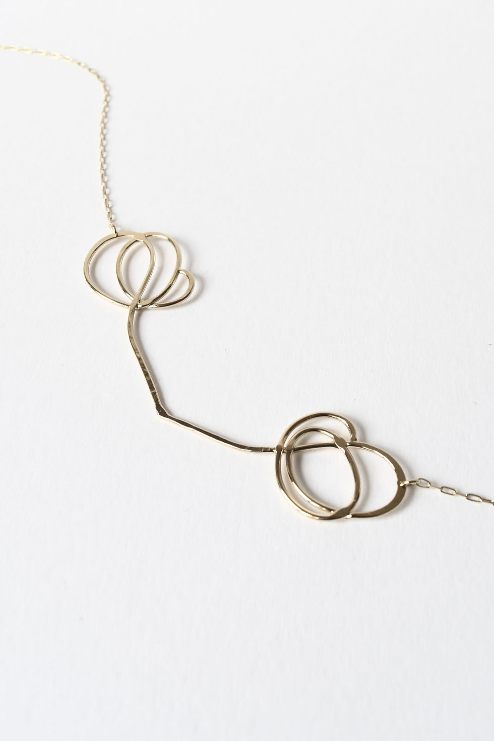 Coquelicot - Collier - Coquelicot plastron double en miroir